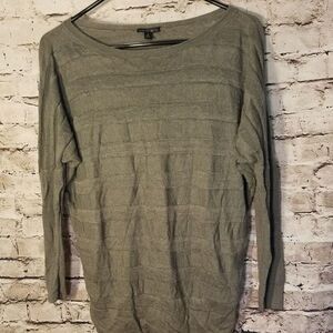 Women's Shirt Small Gray Long sleeve 100% Linen